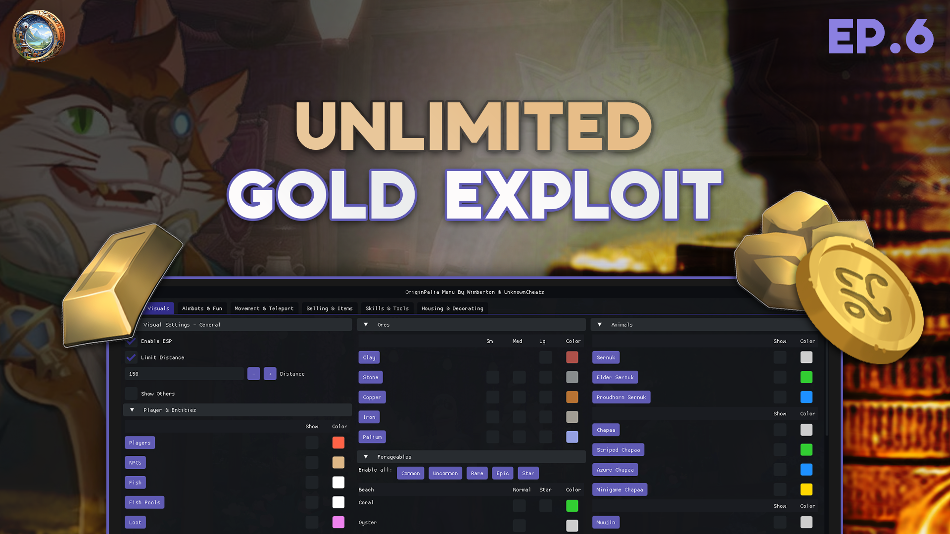 OriginPalia - Infinite Gold Exploit